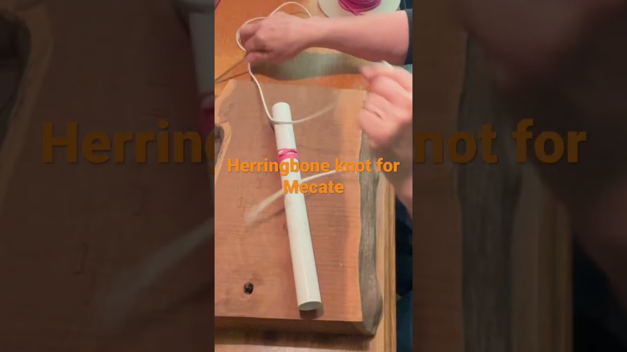 Herringbone knot for Mecate