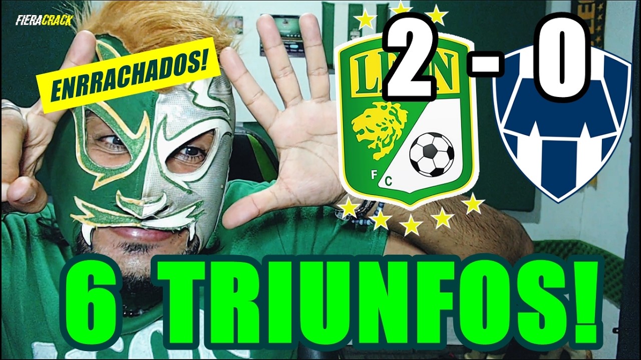 ✅ SEXTA VICTORIA!⚽ LE&Oacute;N 2-0 MONTERREY ✅ Gol Jordi Cortizo y Arcila Jornada 5 Liga MX Apertura 2026