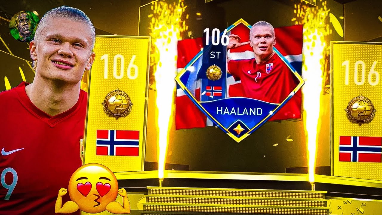 اخيرآ🤩🥳! مرعب المدافعين والحراس ايرلينج هالاند الجديد💪👑! فيفا موبايل 2022