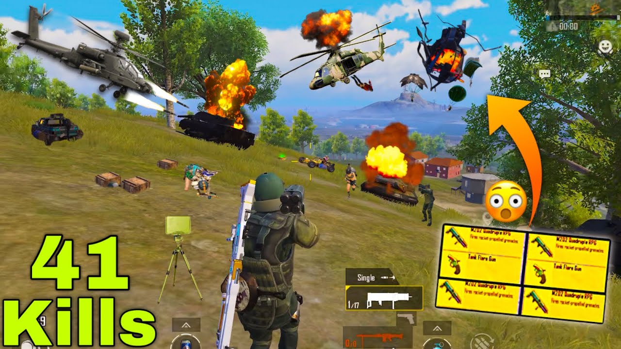 Using M202 with 1000iQ🔥 Against Tank,+ Jet,+ Chopper,+ Hovercraft War in Payload 3.0 || PUBG MOBILE