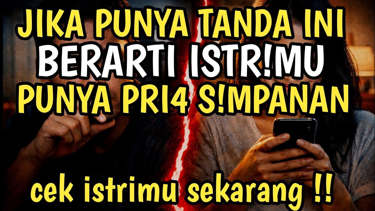 JANGAN ABAIKAN !! 10 TANDA ISTR!MU DIAM-DIAM PUNYA PRI4 LAIN - No.7 PALING SERING TERJADI