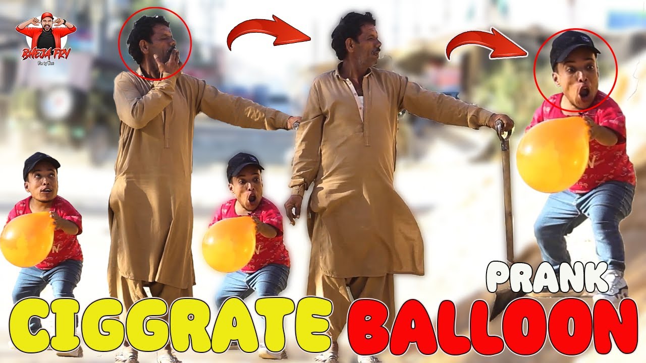 Ciggrate Balloon Prank - Funny Reactions2025@NewTalentOfficial