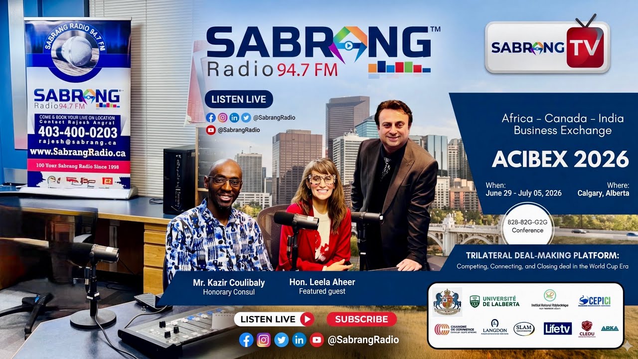 Rajesh Angral Interviews Hon. Leela Aheer & Honorary Consul Kazir Coulibaly on ACIBEX 2026 | Sabrang