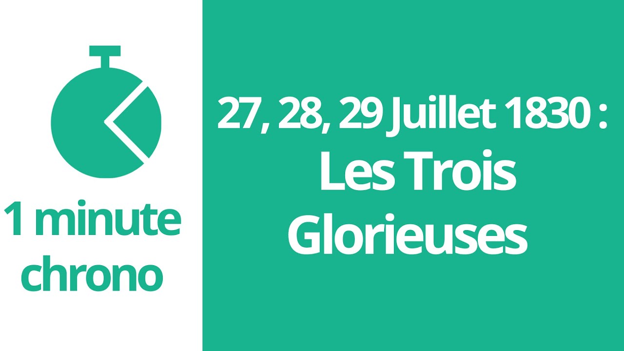 27, 28, 29 Juillet 1830  Trois Glorieuses