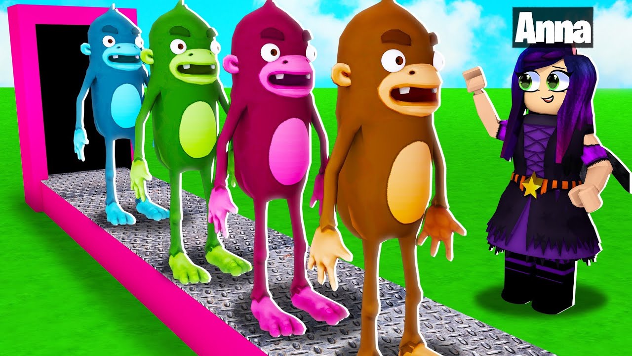 IO E LYON COLLEZIONIAMO TUTTE LE SCIMMIE DI ROBLOX! 🐵