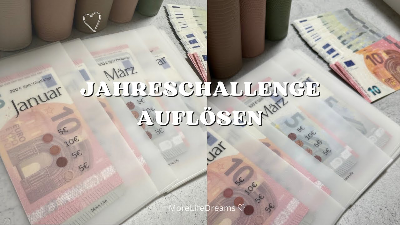 300&euro; Jahreschallenge aufl&ouml;sen | Umschlagmethode