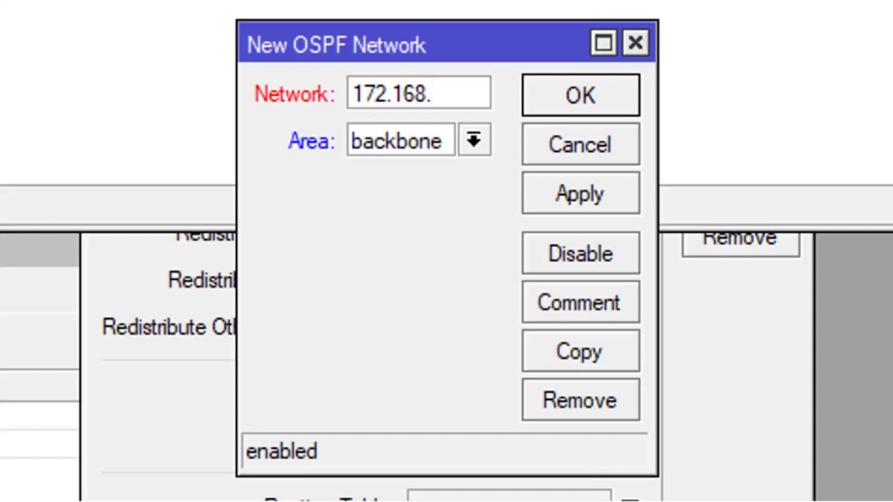 Konfigurasi OSPF Routing Mikrotik