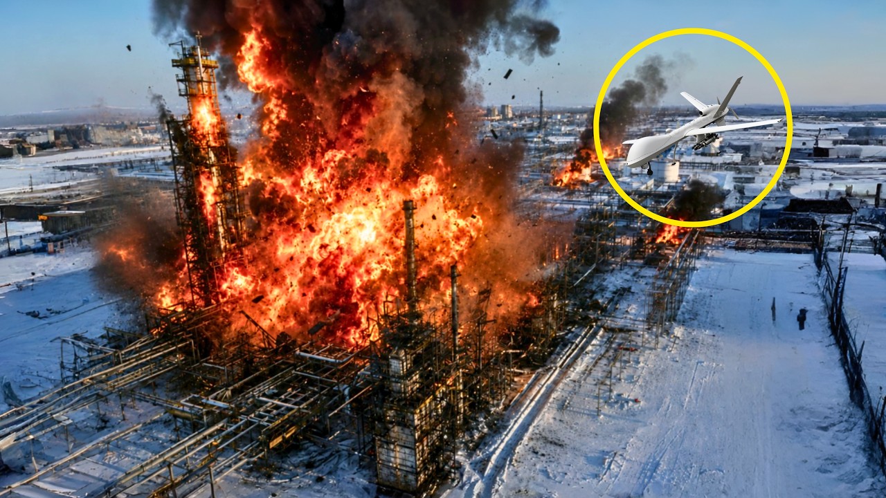 Ukrainian Drones STRIKE Russia's Oil Refinery in Slavyansk Again &mdash; Then THIS Happened...