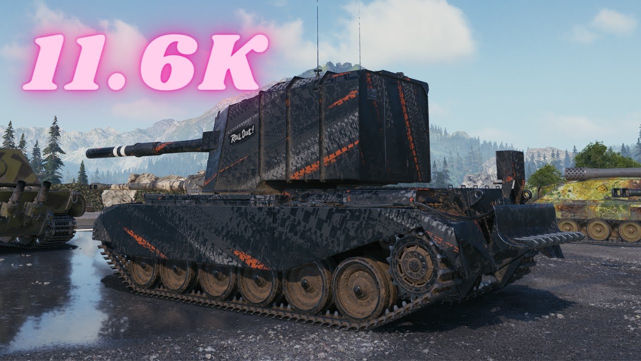 FV4005 Stage II   8 Kills 11.6K Damage World of Tanks  ( Shitbarn,БАБАХА )