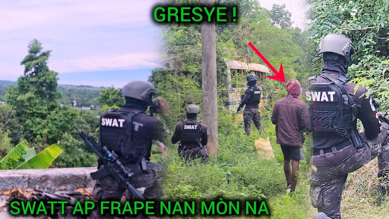 Gresye,Lewogan! Swatt al frape Bandi yo nan mòn nan,pou yo pran kontwòl mòn nan rive nan komisarya