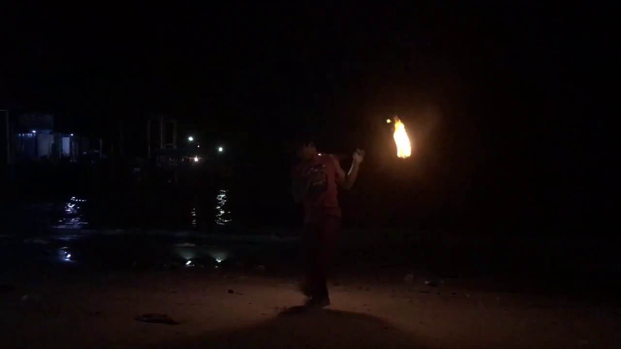 Superb fire show performance