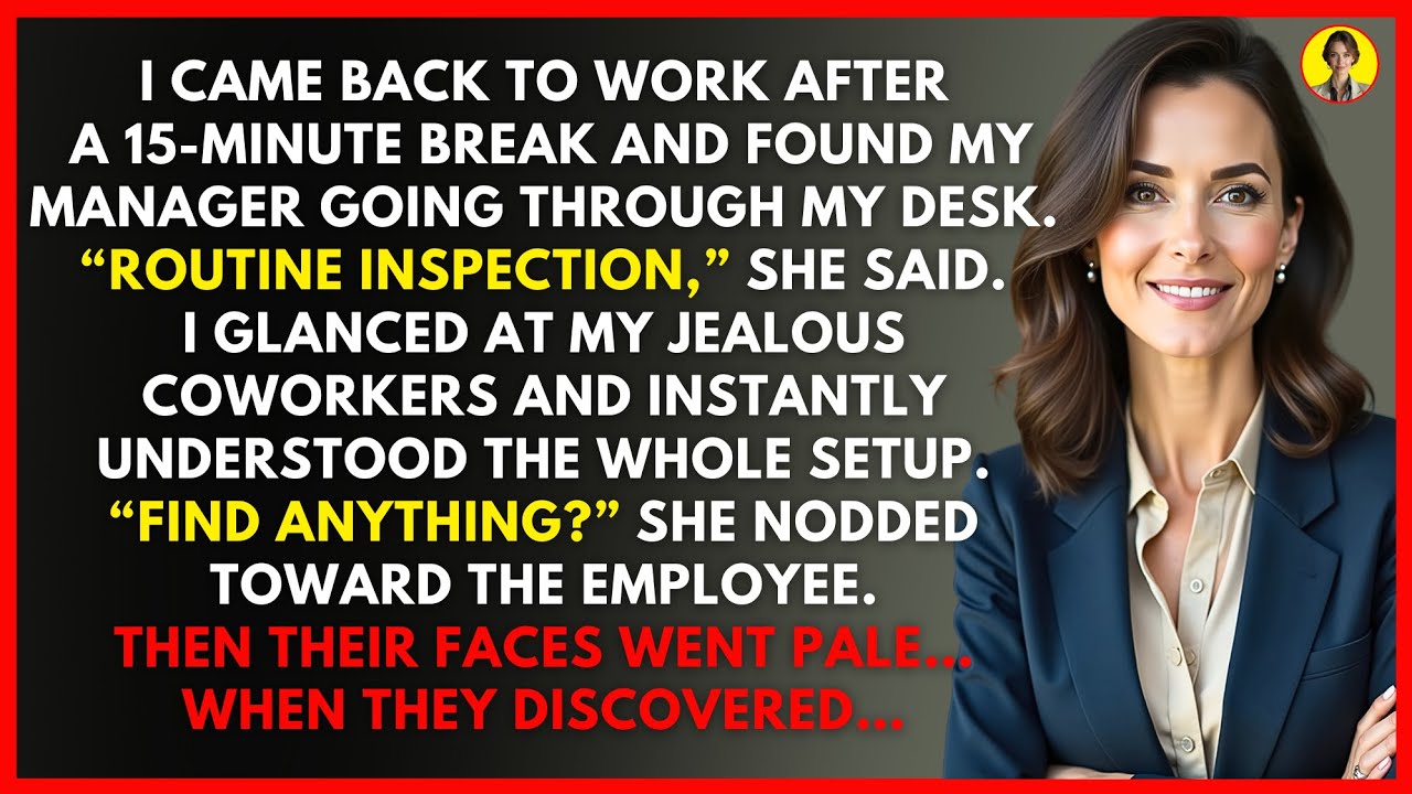 My Manager Searched Through My Desk — One Calm Question Made Them All Go Pale.