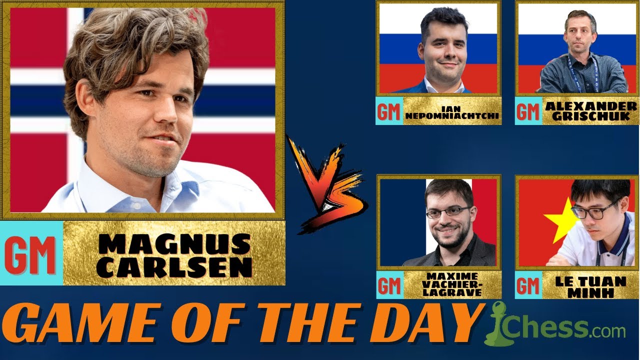 Chess: Magnus Carlsen | Game of the day
