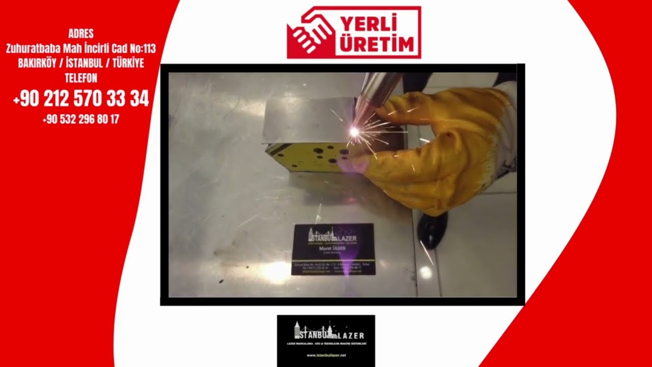 1.5 KW LAZER KAYNAK MAKİNESİ-T&Uuml;RK &Uuml;RETİCİDEN-YERLİ MALI BELGELİ