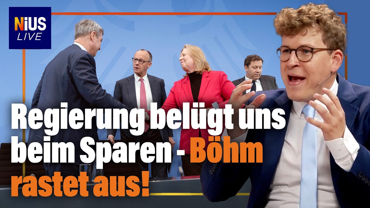 Sparen? Fehlanzeige! Regierung gibt noch MEHR Geld f&uuml;r Verwaltung aus | NIUS Live