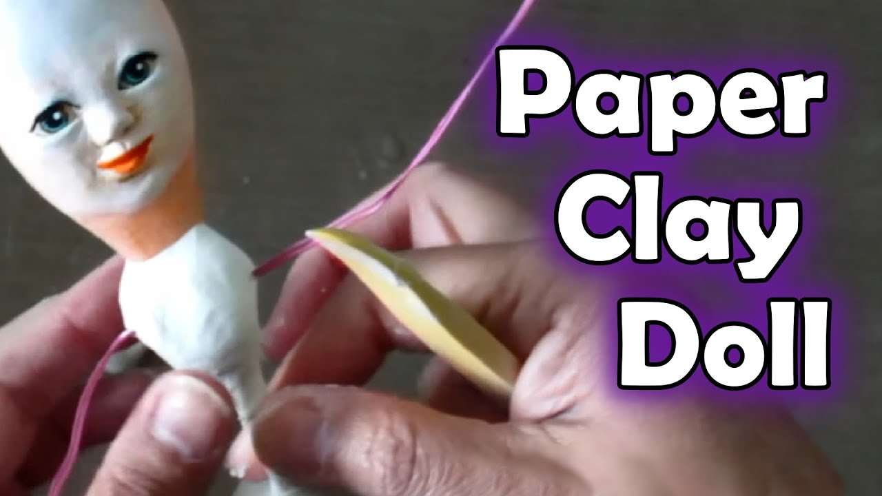 PaperClay Art Doll. How to make the body | Fairy Queen 04