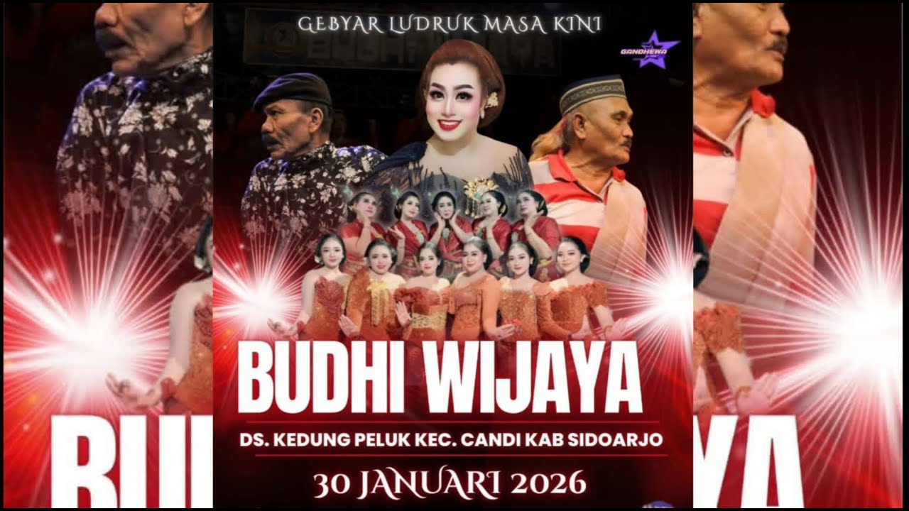 LUDRUK BUDHI WIJAYA LIVE RUWAH DESA KEDUNG PELUK CANDI SIDOARJO