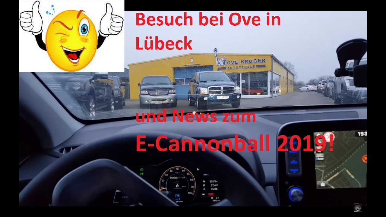 Besuch bei Ove Kr&ouml;ger von T&T Tesla und News zum E-cannonball 2019 😎