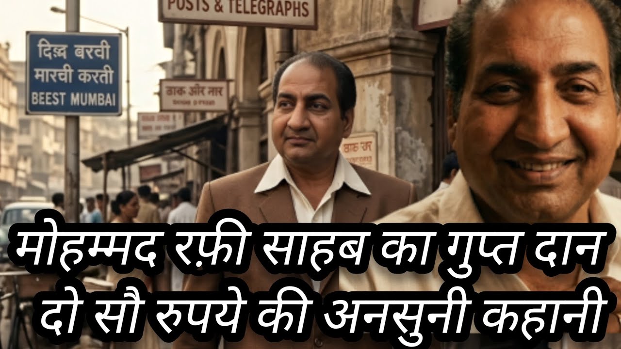 मोहम्मद रफ़ी साहब का गुप्त दान | दो सौ रुपये की अनसुनी कहानी #viral 