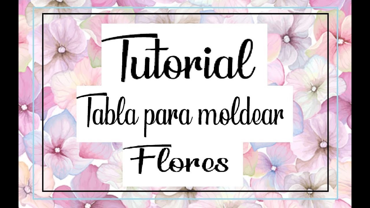 TABLA PARA MOLDEAR FLORES DE PAPEL,ETC... MUY FACIL.