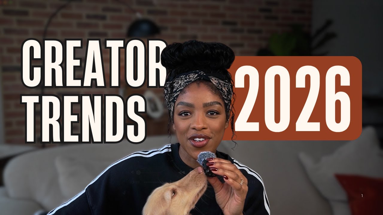 Change is coming for creators | 2026 Creator economy will trends