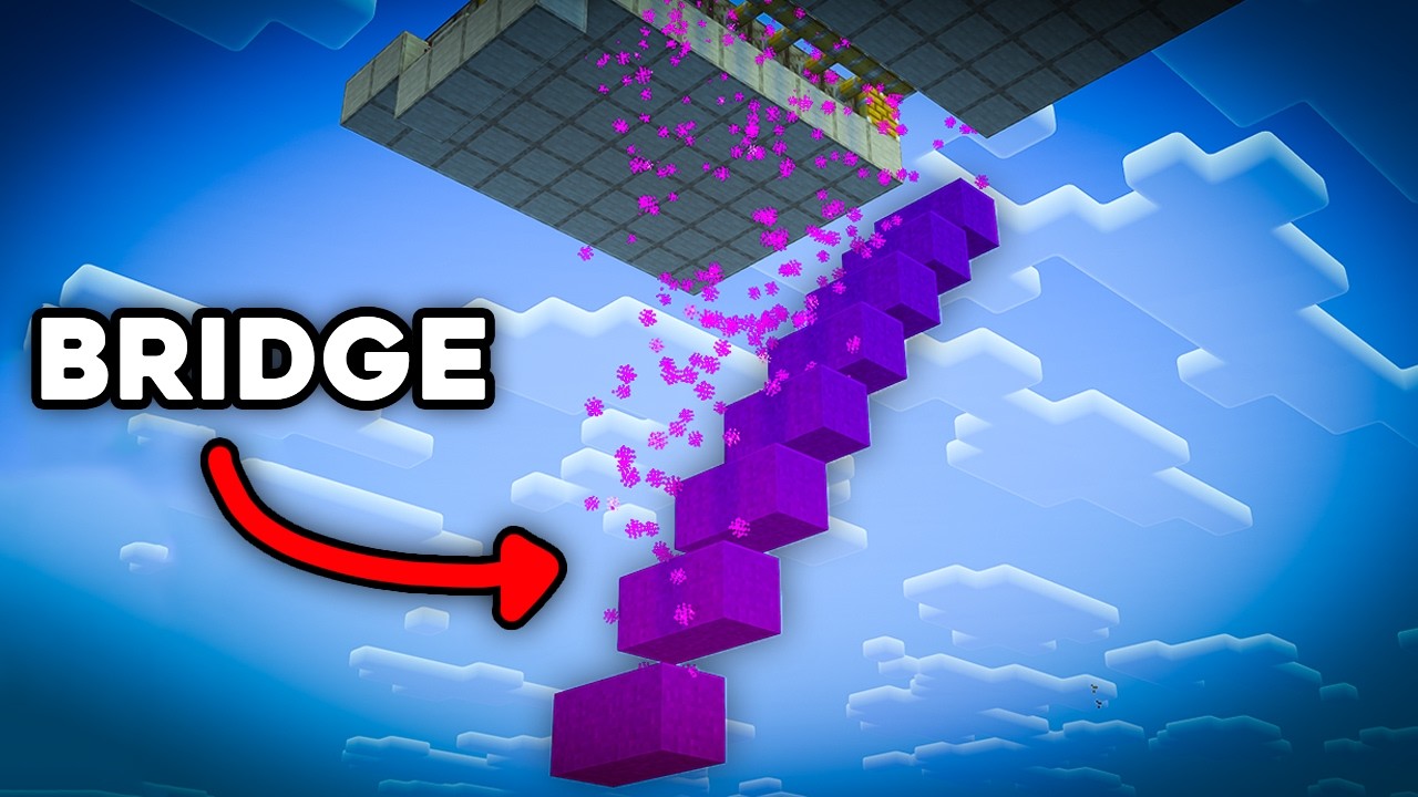 Designing a bridge that falls from the sky...