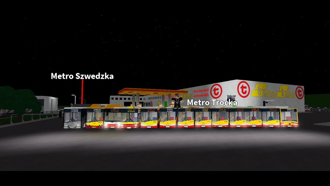 Dzień z Dnia Kierowcy Autobusu - Roblox (Linia 190)