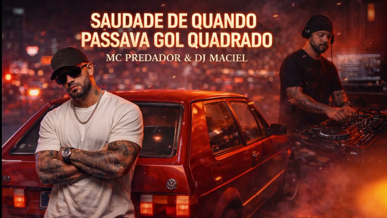 SAUDADE DE QUANDO PASSAVA NO GOL QUADRADO – MC Predador & DJ Maciel | Rap Melódico