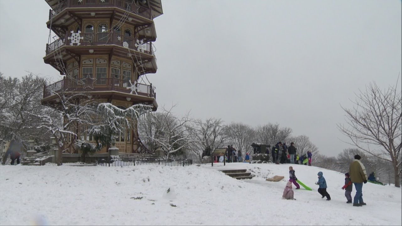 Patterson Park Transforms Into Winter Wonderland