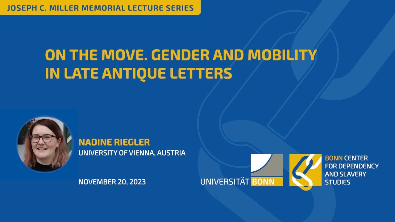 On the move. Gender and mobility in late antique letters