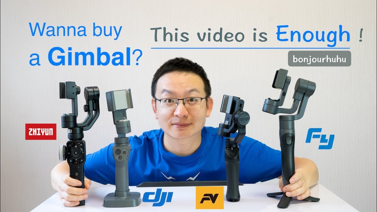 ZHIYUN Smooth 4, DJI OSMO Mobile 2, FEIYU Vimble 2,FreeVision Vilta M, 4 Gimbal Comparison