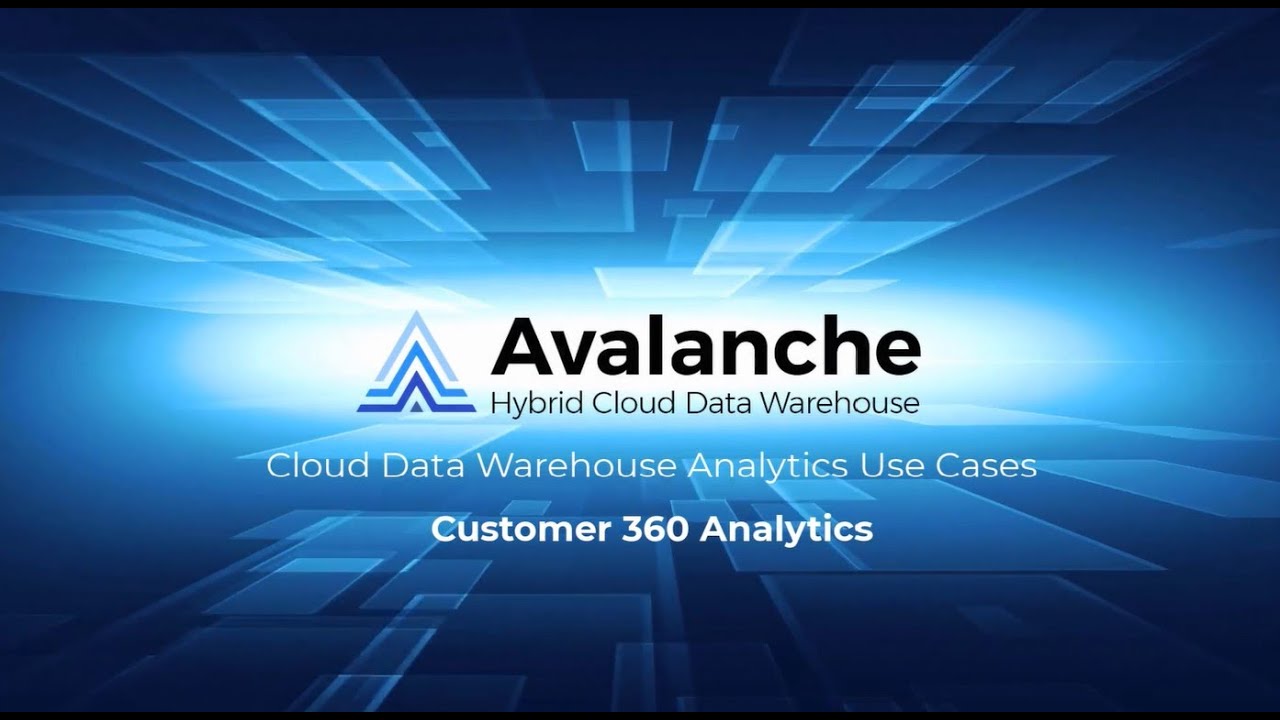 Customer 360 Real Time Analytics Overview