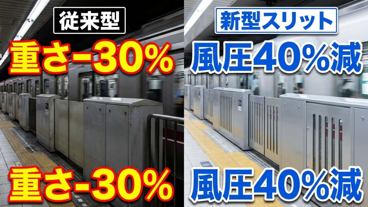 なぜ隙間だらけ？JRの「スカスカ」な新型ホームドアに隠された衝撃の理由