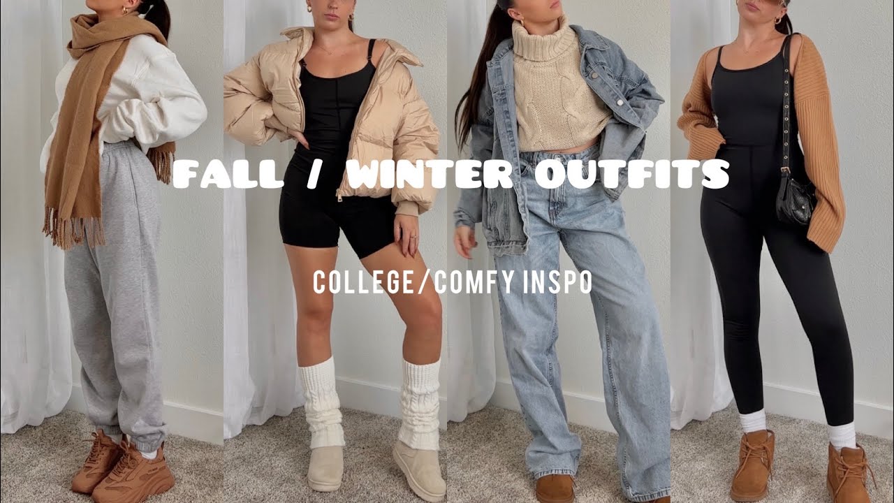 Fall Winter Outfits 2022 \\ Fall College Outfit Inspo, Amazon Outfit Ideas 2022 23, Comfy Outfits