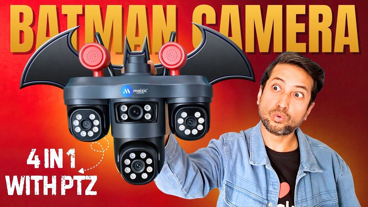 BATMAN camera review 2026 😱 AI powered smart security camera ⚡️ Best outdoor cctv camera in India