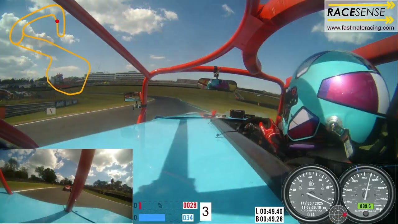 Caterham Seven Championship UK 2025 Brands Hatch Race 3 win