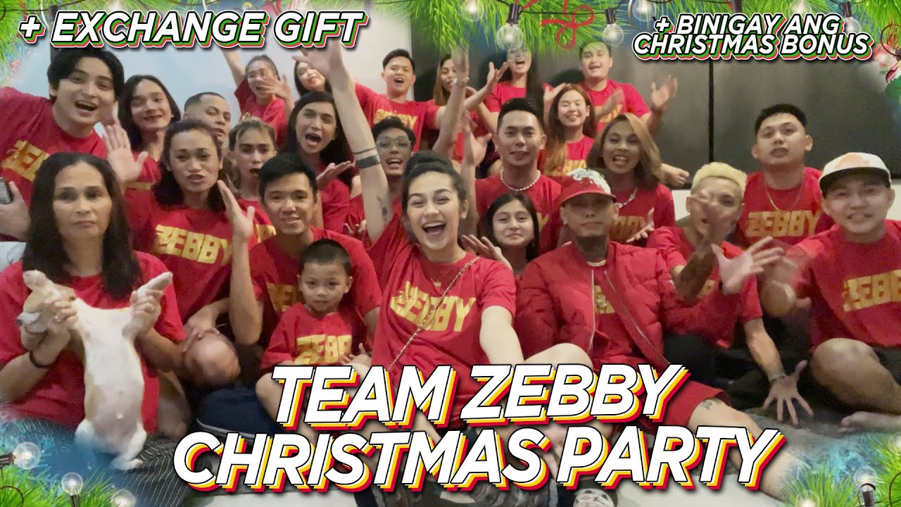 TEAM ZEBBY CHRISTMAS PARTY + EXCHANGE GIFT + BIGAY CHRISTMAS BONUS! | ZEINAB HARAKE