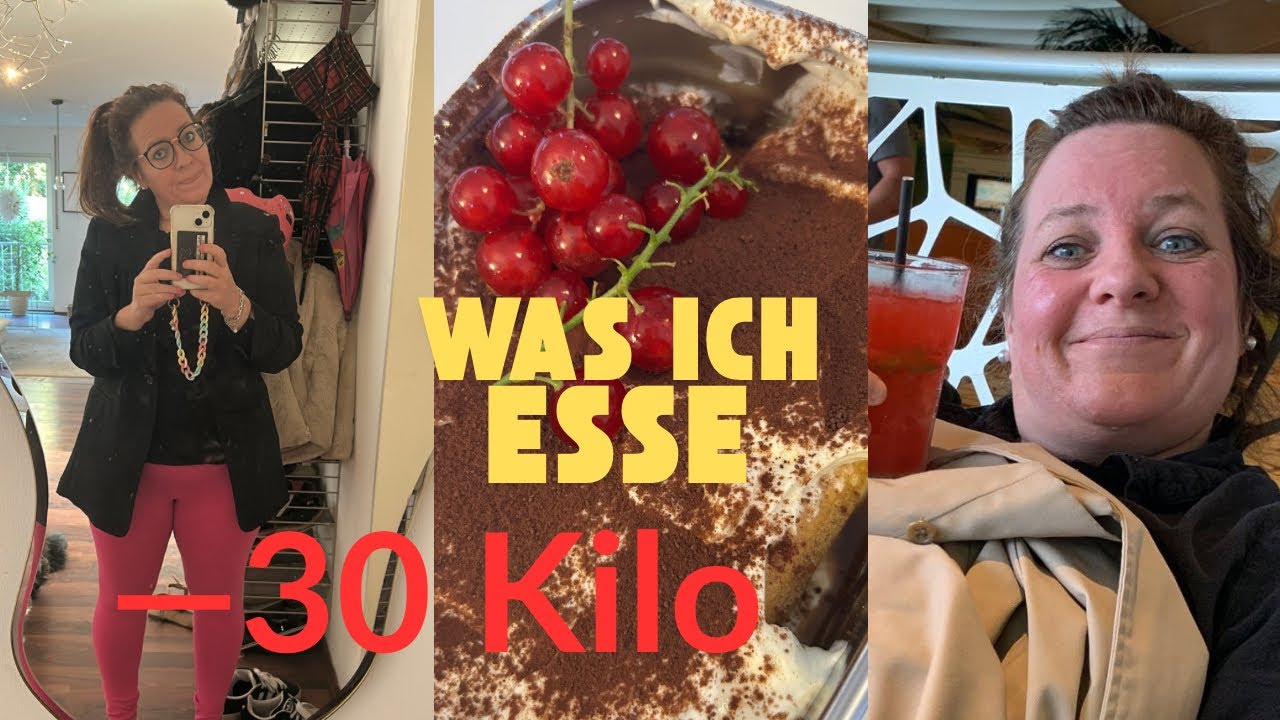 Abnehmen | Abgenommen - 30 Kilo | was ich an einem Tag esse | what I eat in a day