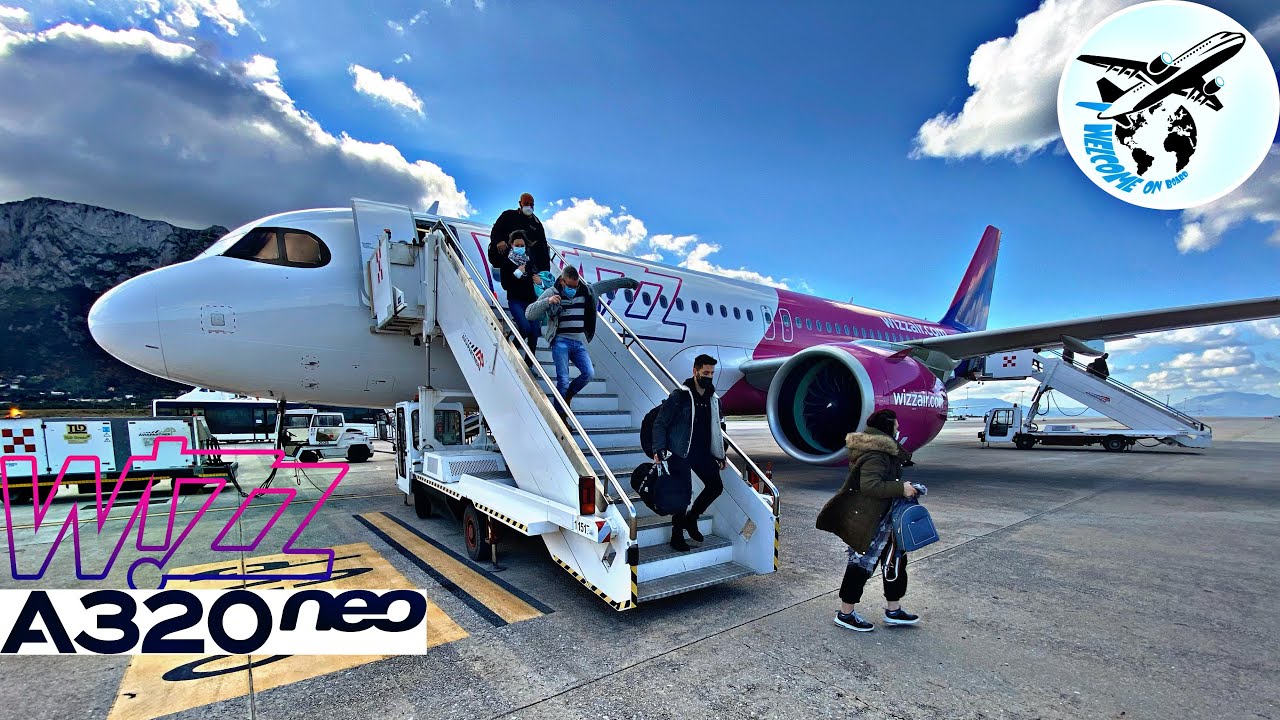 TRIP REPORT | Foggy take off | WIZZAIR Airbus A320neo |  Venice VCE ✈ Palermo PMO