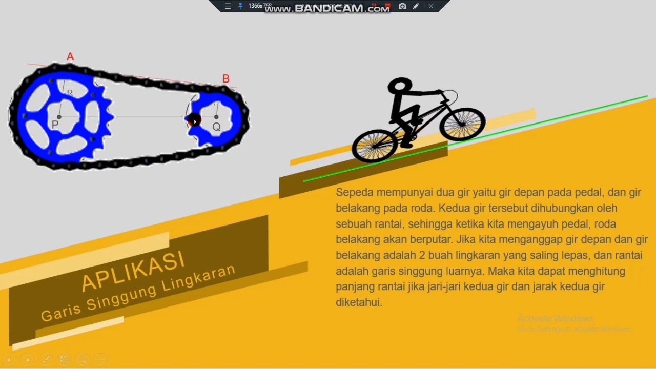 Garis Singgung Persekutuan Luar dan Garis Singgung Persekutuan Dalam