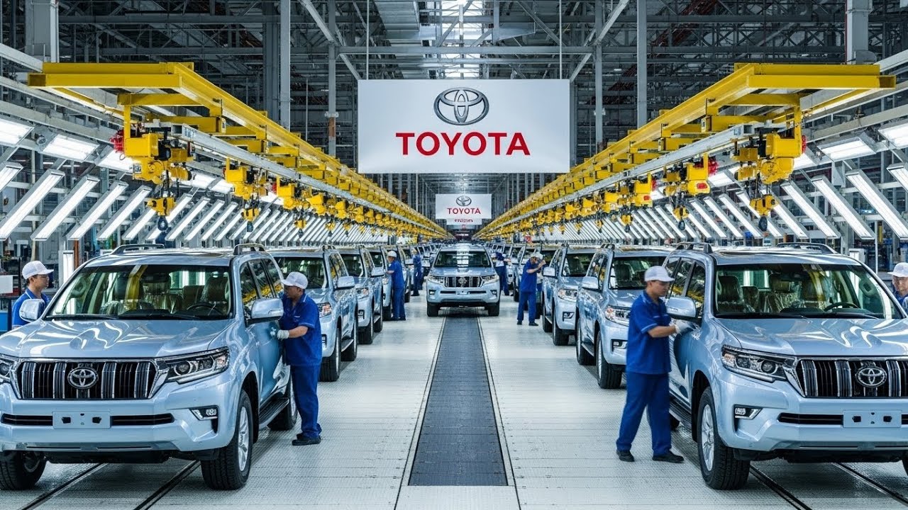 Inside Toyota’s Massive Land Cruiser Factory | Full Build Process
