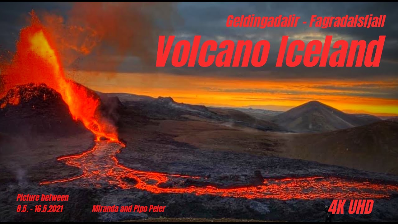 Volcanic Eruption - Fagradalsfjall Iceland 2021 4K