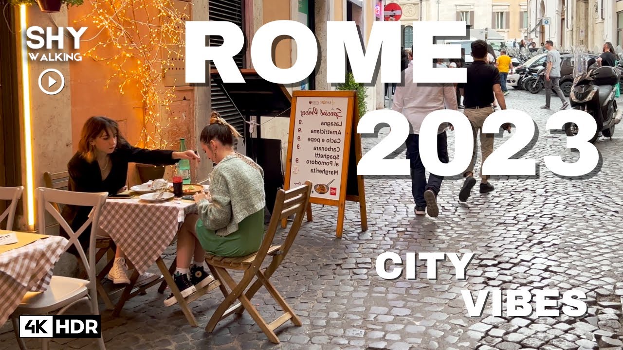 Rome Italy 2023 🇮🇹 - 4K HDR Walking Tour 60fps