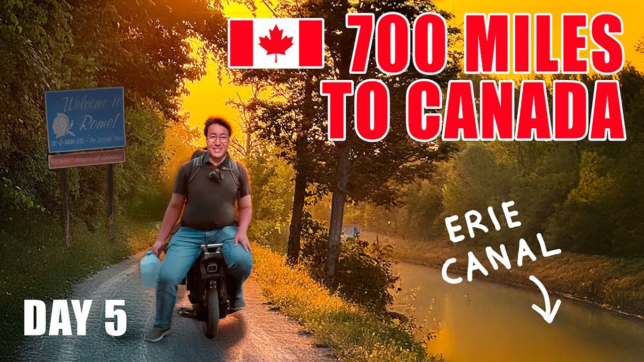 I rode my Unicycle from NYC to Canada | 700-Mile Solo Camping Adventure (Day 5)