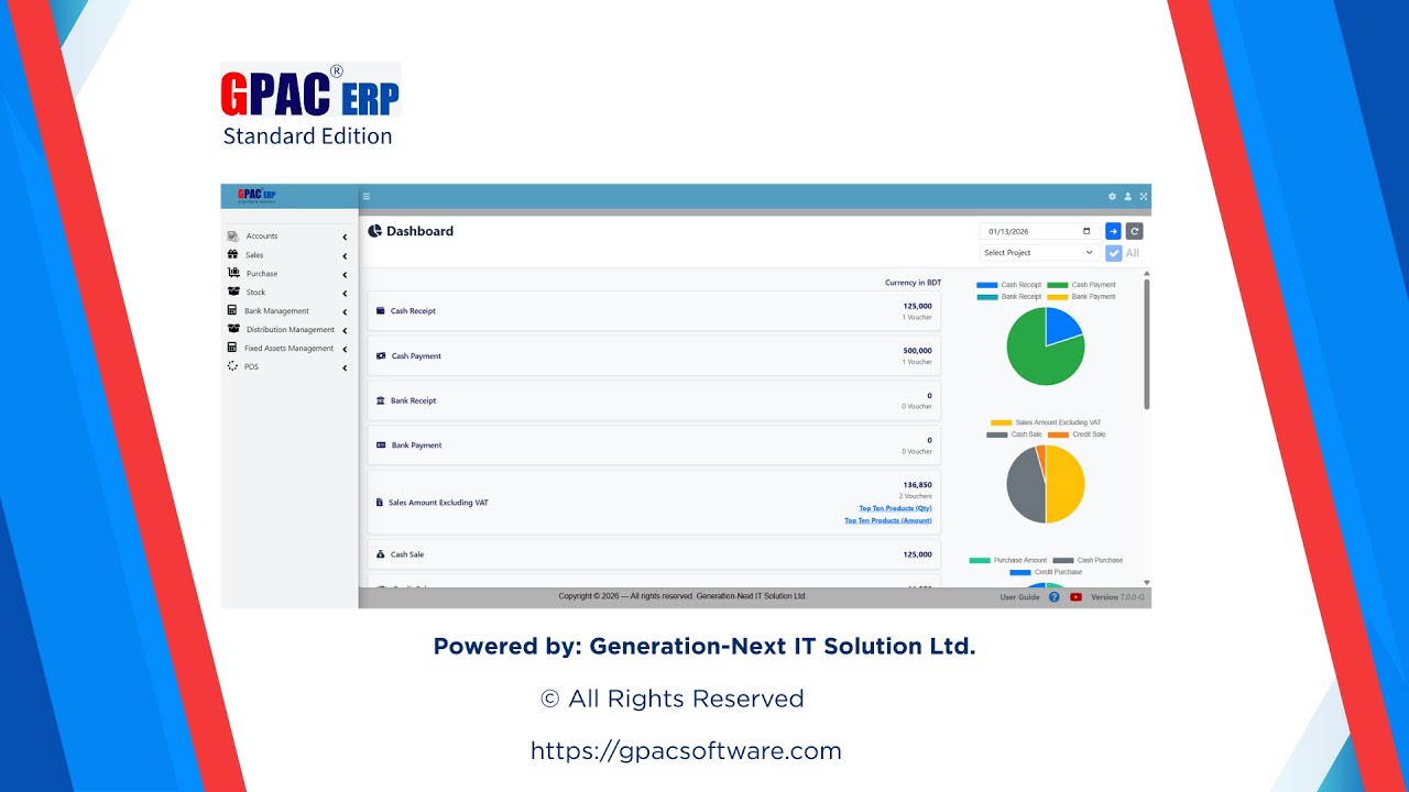 GPAC Standard Edition | Accounting, Inventory, POS & Distribution ERP