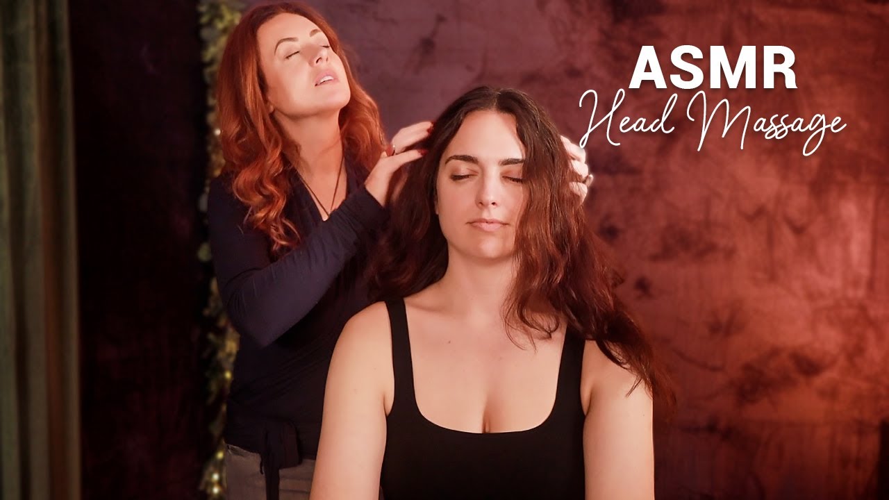 Intensely Relaxing ASMR Head Massage ✨ Brushing, Combing, Scalp Scratching, Whispered