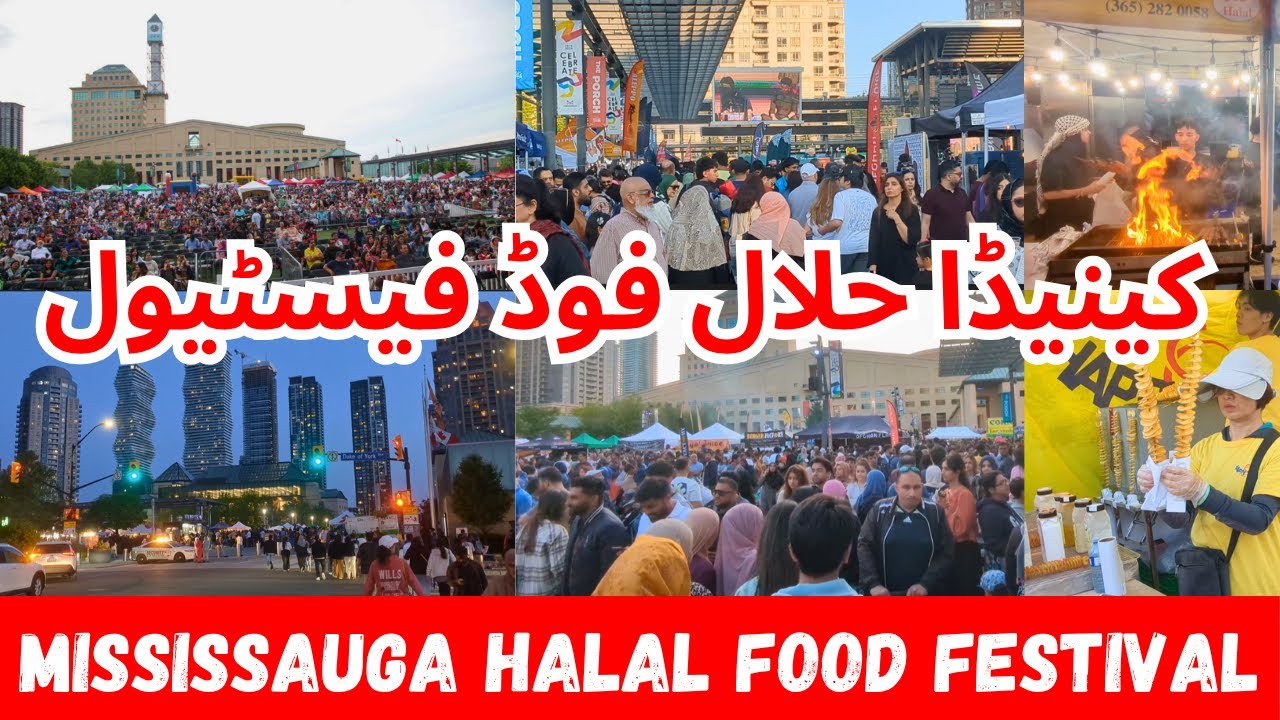 🔥🍖Halal Food Festival Mississauga ✅Best Street Food & Fun Culture🇨🇦Canada Halal Food Festivatal