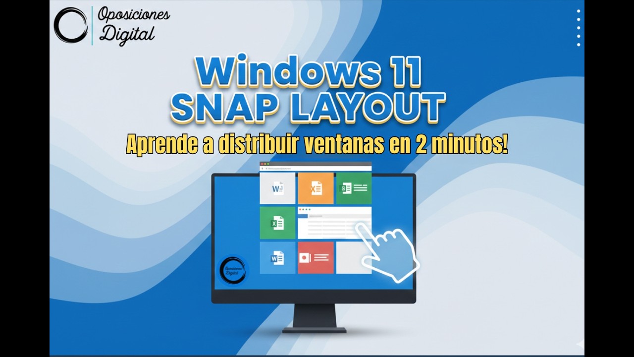 💻 Cómo ORGANIZAR LA PANTALLA en Windows 11 (Fácil y Rápido) - Tutorial Snap Layouts