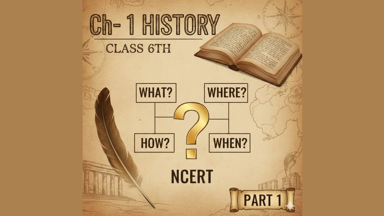 Ch-1 | Introduction- What, Where, How and When? | Part 1 | Class- 6th | History | NCERT |
