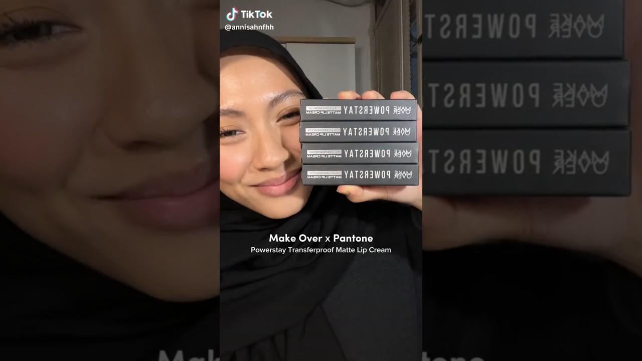 MAKE OVER X PANTONE MATTE LIP CREAM #makeup #beauty #produklokal #lipcreammurah
